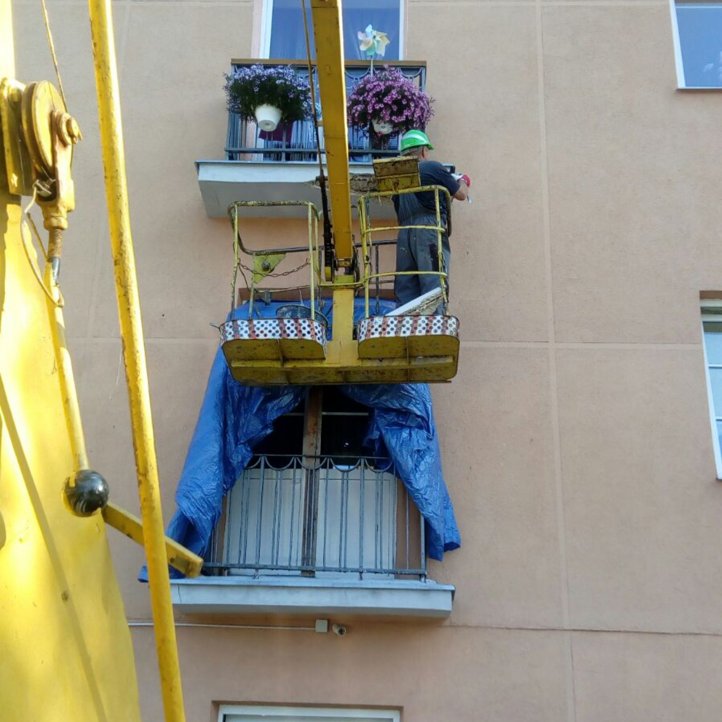 Balkonu remonts daudzdzīvokļu mājā Turaidas ielā 6, Liepājā <br><br>